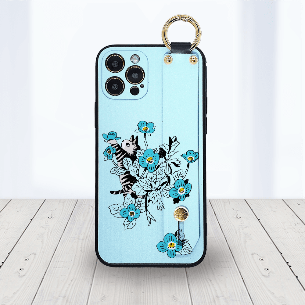 ★ほぼ全機種対応 ベルト付きソフトケース★坂本奈緒 ★「誰かの花」しまねこA
