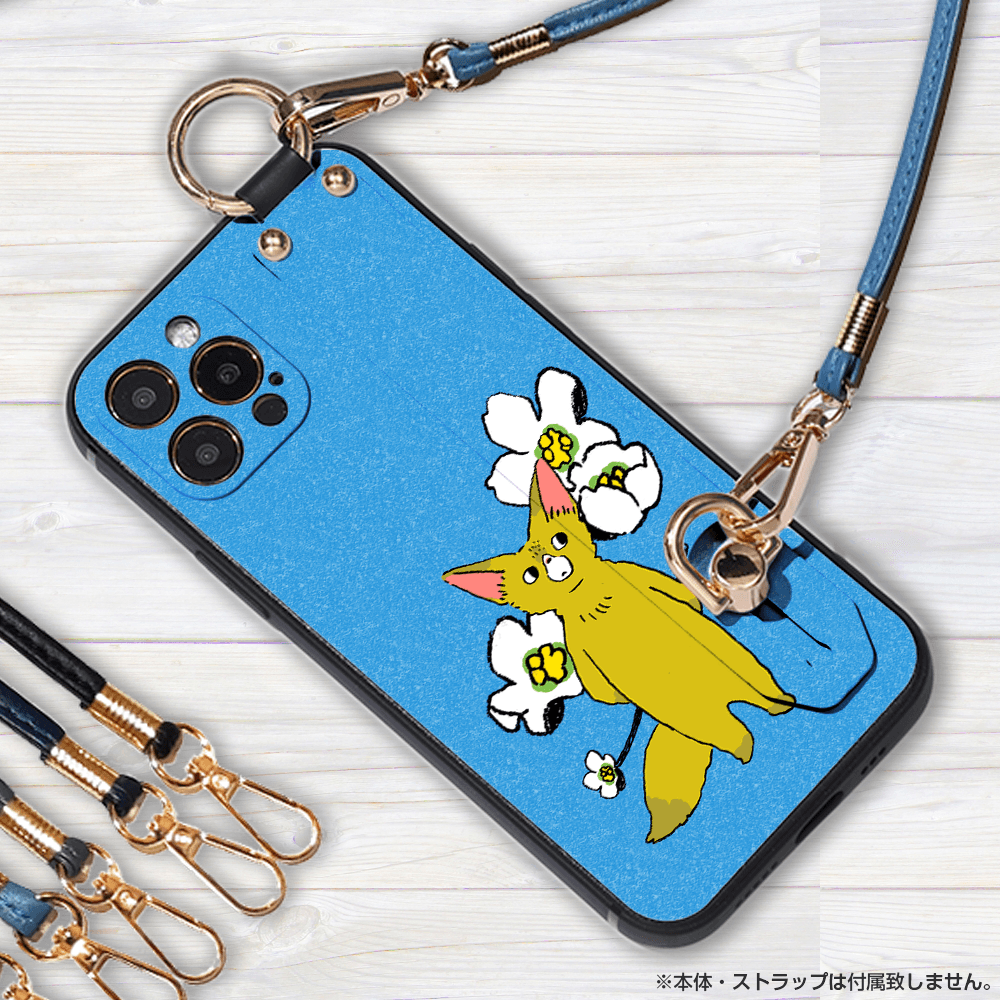 ★ほぼ全機種対応 ベルト付きソフトケース★坂本奈緒 ★「誰かの花」フェネックB | 4枚目