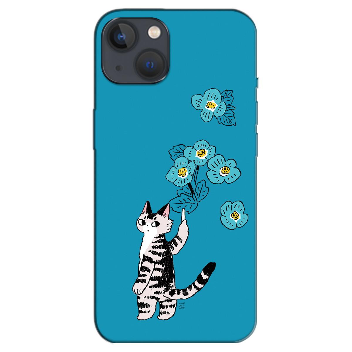 Android ほぼ全機種対応 スマホケース ★坂本奈緒 ★「誰かの花」しまねこB | 6枚目