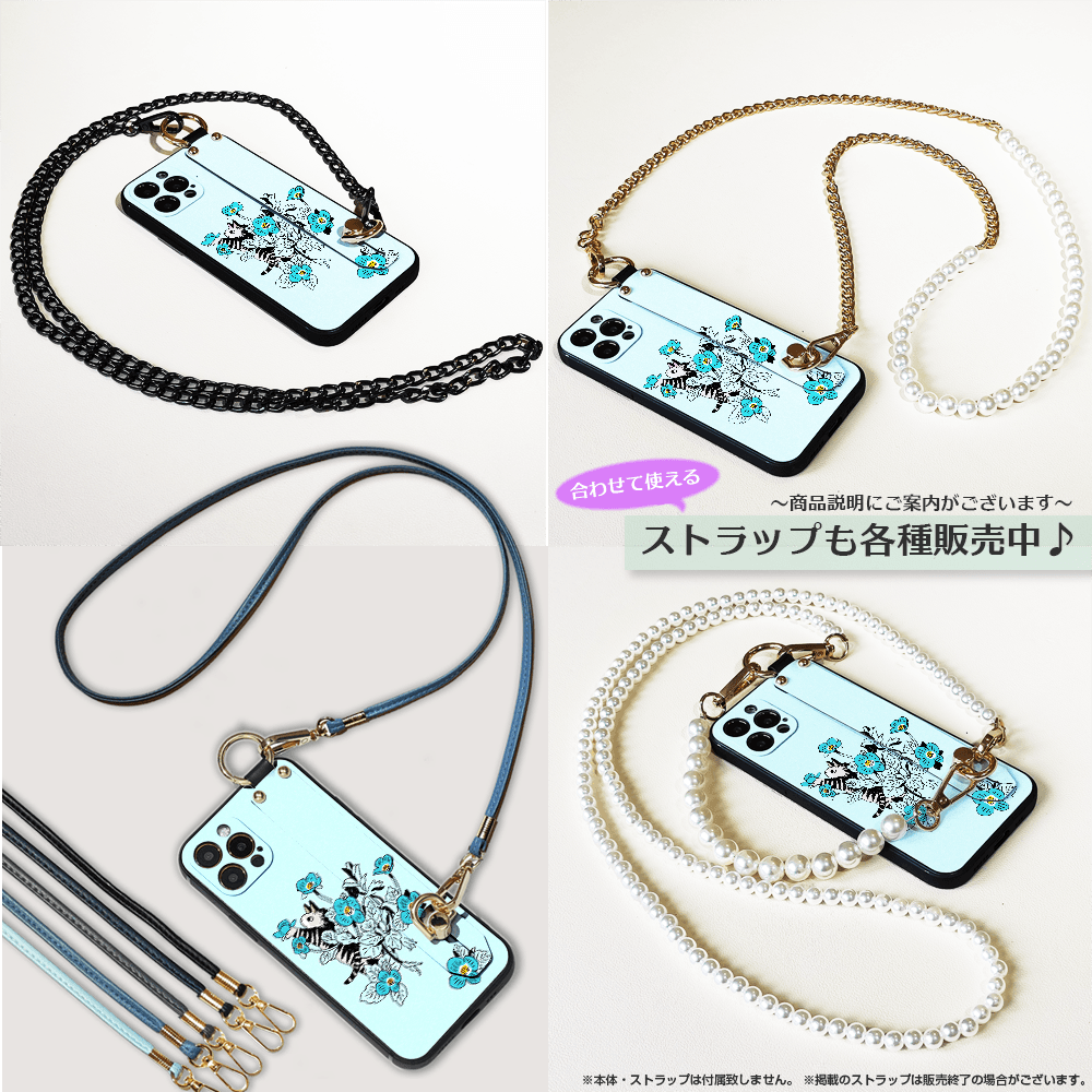 ★ほぼ全機種対応 ベルト付きソフトケース★坂本奈緒 ★「誰かの花」しまねこA | 4枚目