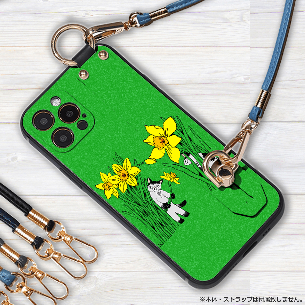 ★ほぼ全機種対応 ベルト付きソフトケース★坂本奈緒 ★「誰かの花」ねこAB | 4枚目