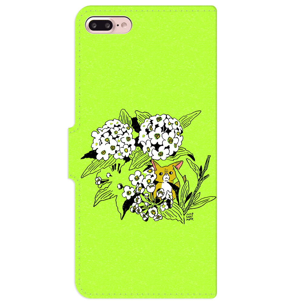 Android 他 iPhone 対応 フラップあり手帳型ケース ★坂本奈緒 ★「誰かの花」フェネックA | 3枚目